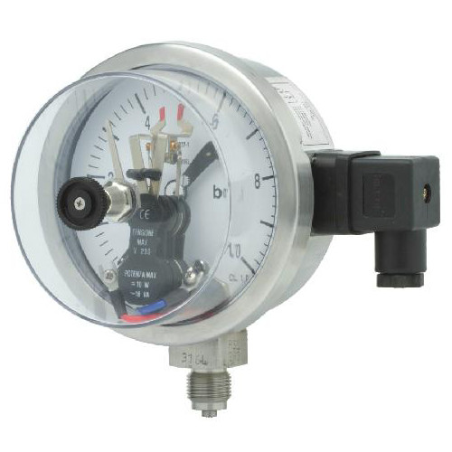 Pressure Gauges-ALL SS PG ELECTRIC CONTACT TYPE DOME STYLE-photo